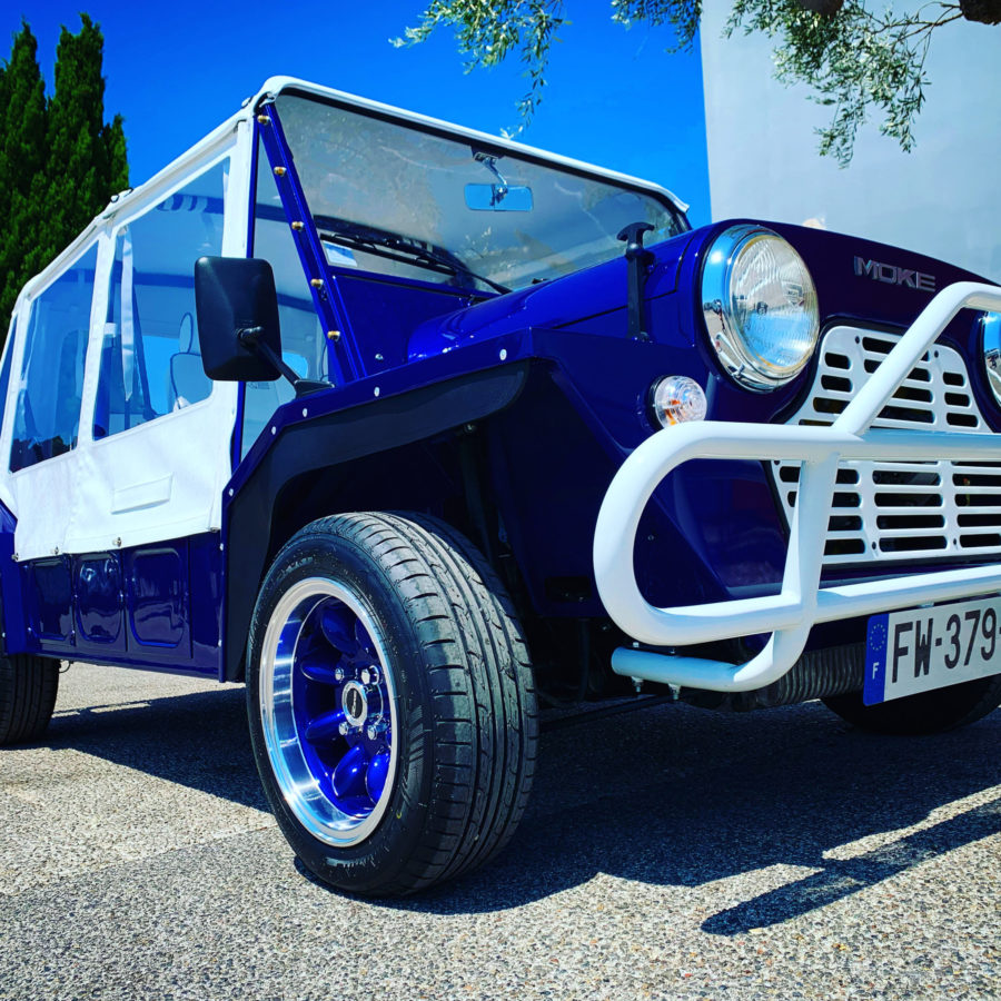Dark Ocean Blue Moke